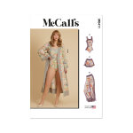 Patron mc call's 8411d5 - robe de chambre du du 32 au 40 - mccall's - mondial tissus