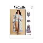 Patron mc call's 8412w2 - robe de chambre du 48 au 56 fr - mccall's - mondial tissus