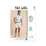 Patron mc call's 8414bb - chemises en tricot 56 au 64 fr - mccall's - mondial tissus