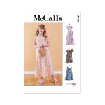 Patron mc call's 8418a - robe pour enfants 127 - 156 cm - mccall's - mondial tissus