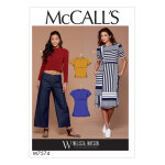 Patron mc call's m7574a5 salopette femme 34 - 42 - mccall's - mondial tissus