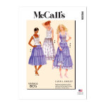 Patron mc call's m8306a5 top et jupe femme 34 - 42 - mccall's - mondial tissus