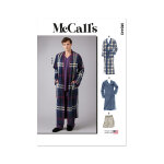 Patron mc call's m8443 vtement de nuit homme du s au xxxl - mondial tissus