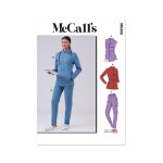 Patron mc call's m8468aa veste et gilet zipp� femme du xs au m - mccall's - mondial tissus