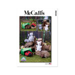 Patron mc call's m8469os dcoration poupe animal peluche - mccall's - mondial tissus