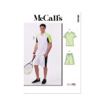 Patron mc call's m8485aa haut polo homme du 34 au 42 - mccall's - mondial tissus