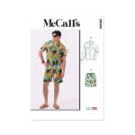 Patron mc call's m8486aa chemise et short homme du 34 au 42 - mccall's - mondial tissus
