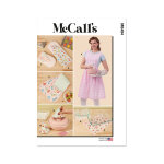 Patron mc call's m8494a tablier avec attaches n ud dos du 34 au 50 - mccall's - mondial tissus