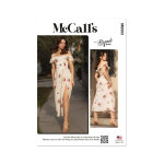 Patron mc call's m8503u5 robe �paules d�nud�es du 44 au 52 - mccall's - mondial tissus