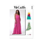 Patron mc call's m8506y5 robe bain de soleil du 46 au 54 - mccall's - mondial tissus