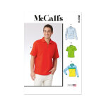 Patron mc call's m8518a polo homme du s au xxl - mccall's - mondial tissus