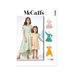 Patron mc call's m8520hh robe portefeuille enfant de 3  6 ans - mccall's - mondial tissus