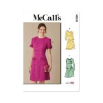 Patron mc call's m8529d5 femme robe fourreau 32 au 40 - mccall's - mondial tissus