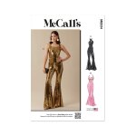Patron mc call's m8534h5 femme combinaison  jambes vases 34 au 42 - mccall's - mondial tissus