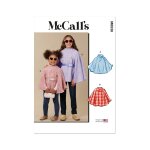 Patron mc call's m8538k5 cape enfant de 7 � 14 ans - mccall's - mondial tissus