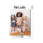 Patron mc call's m8543os accessoires vtement de poupe 45 cm - mccall's - mondial tissus