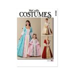 Patron mc call's m8549bb dguisement robe princesse adulte s au xl - mccall's - mondial tissus