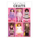 Patron mccall's 6005os vtements et accessoires pour poupes - mccall's - mondial tissus