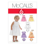 Patron mccall's 6015os petites robes, bloomers et serre - ttes pour petites enfant - mccall's - mondial ...
