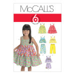 Patron mccall's 6017cb ensembles de v�tements pour enfant 1 - 3 ans - mccall's - mondial tissus