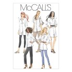 Patron mccall's 6124rr chemises, tuniques et robes pour femmes 46 - 52 - mccall's - mondial tissus