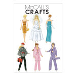 Patron mccall's 6258os vtements pour poupes - mccall's - mondial tissus