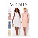 Patron mccall's 6696f5 robes chemises femme 44 - 52 - mccall's - mondial tissus