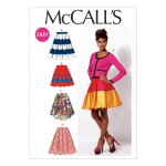 Patron mccall's m6706e5 robe, jupe femme 42 - 50 - mccall's - mondial tissus