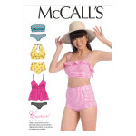 Patron mccall's 7168a5 patron de bikinis - femme 34 - 42 - mccall's - mondial tissus