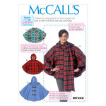 Patron mccall's 7202zz patron de ponchos 44 - 54 - femme - mccall's - mondial tissus