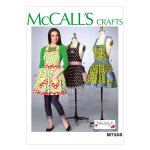 Patron mccall's 7208 patron de tabliers  imprims 34 - 50 - femme - mccall's - mondial tissus