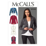 Patron mccall's 7254y cardigans pour femmes avec col chle 32 - 42 - mccall's - mondial tissus