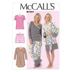Patron mccall's 7297rr patron de pyjamas pour femmes 46 au 52 - mccall's - mondial tissus