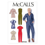 Patron mccall's 7330y combinaisons longues et shorts - femme 32 - 42 - mccall's - mondial tissus