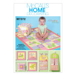 Patron mccall's 7372 couverture, oreiller et accessoires pour la de chambre de bb - mccall's - mondial ...