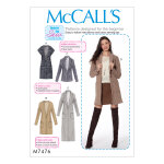 Patron mccall's 7476zz patron de gilets et cardigans pour femmes 44 - 54 - mccall's - mondial tissus