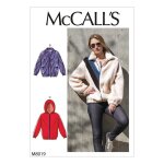 Patron mccall's 8019y veste polaire zippe femme  empicements du 32 au 42 - mccall's - mondial tissus ...