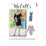 Patron mccall's 8034e5 robe fourreau femme manches bouffantes coramccalls - de 42 - 50 - mccall's - mondial ...