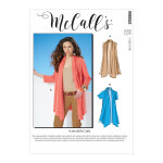 Patron mccall's 8052y cardigan femme col chle janismccalls - 32 - 42 - mccall's - mondial tissus