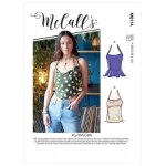 Patron mccall's 8114a haut dos nu en biais, encolure b�niti� du 32 au 50 - mccall's - mondial tissus