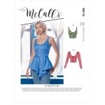 Patron mccall's 8116f5 bustiers  basque du 44 au 52 - mccall's - mondial tissus