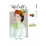 Patron mccall's 8124 chpeau victorien 1880 et 1910 - taille unique - mccall's - mondial tissus
