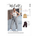 Patron mccall's 8148b5 - pantalon et short  plis du 36 au 44 - mccall's - mondial tissus