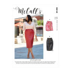 Patron mccall's 8149kk - jupe crayon 5 poches du 54 au 60 (fr) - mccall's - mondial tissus