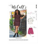 Patron mccall's 8160 ensemble large top, robe, tunique, short et pantalon du 32 au 54 - mccall's - mondial ...