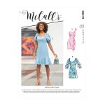 Patron mccall's 8179f5 - robe courte ajuste, dcoupes princesse et variations de manches du 44 au 52 ...