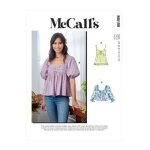 Patron mccall's m8199f5 top femme 44 - 52 - mccall's - mondial tissus