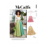 Patron mccall's 8205y - jupe soleil, variation de longueur du 32 - 42 - mccall's - mondial tissus