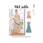 Patron mccall's 8214zz - robe longue d�contract�e du 44 - 52 - mccall's - mondial tissus