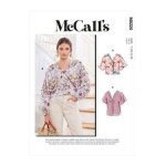 Patron butterick b6519y top, vtement de nuit, femme 34 - 42 - mccall's - mondial tissus
